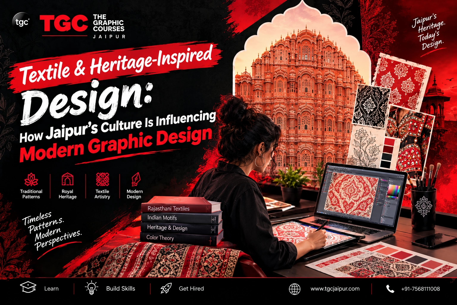 Textile & Heritage-Inspired Design: How Jaipur's Culture Is Influencing Modern Graphic Design